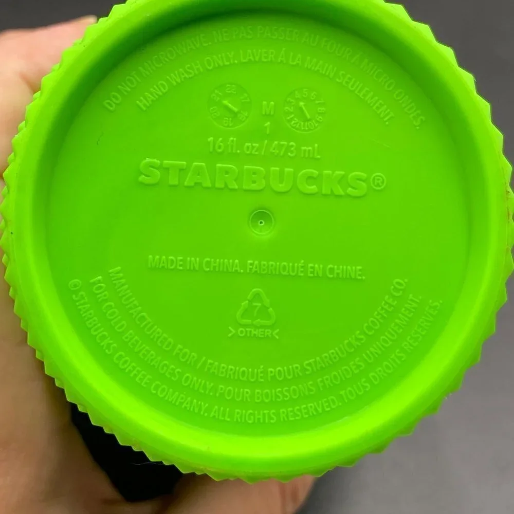 Starbucks Neon Green Studded 16oz Tumbler